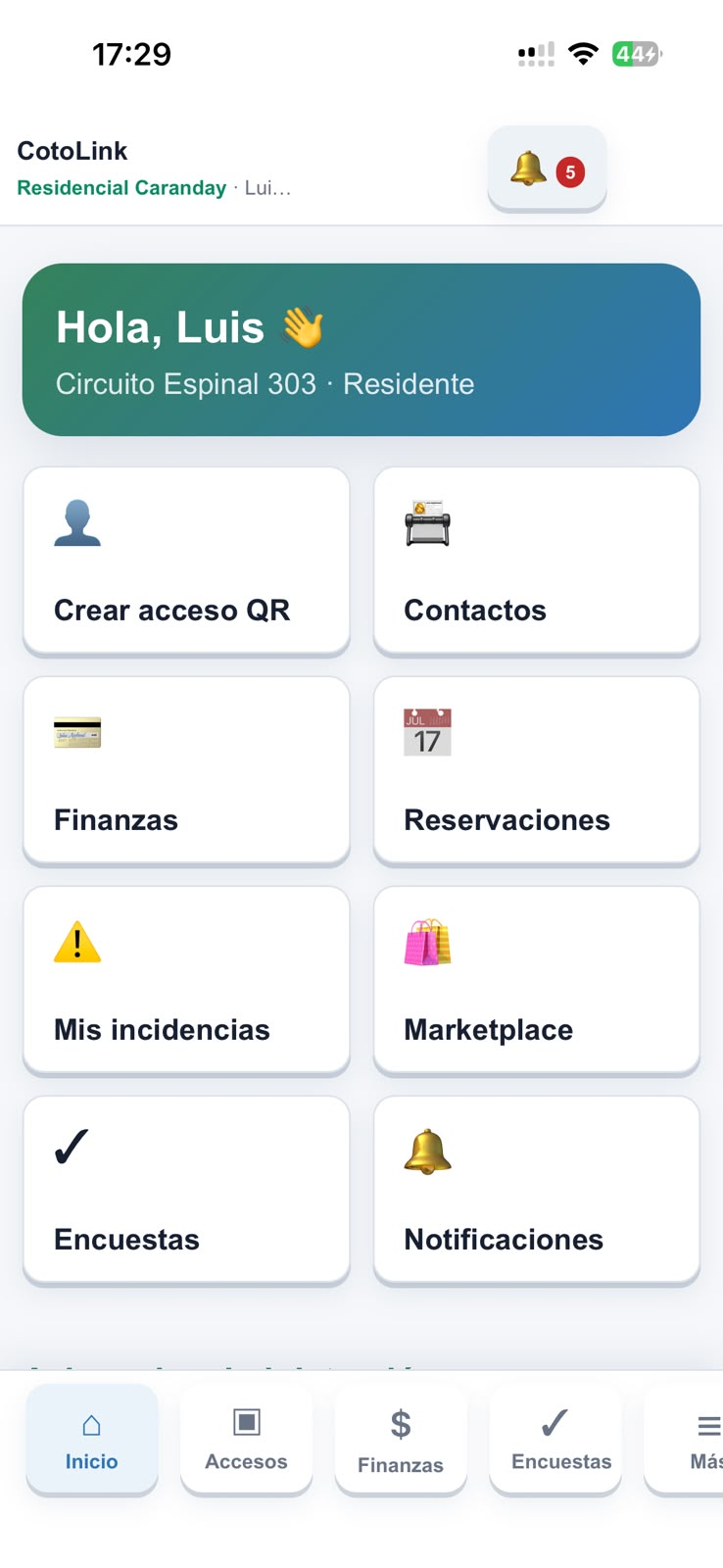 CotoLink para residentes